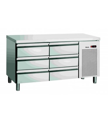 Table réfrigérée S6-100 sans dosseret Réf. 110854 BARTSCHER Table réfrigérée S6-100 sans dosseret Réf. 110854 BARTSCHER