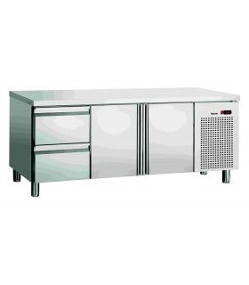 Table réfrigérée S2T2-150 sans dosseret Réf. 110855 BARTSCHER