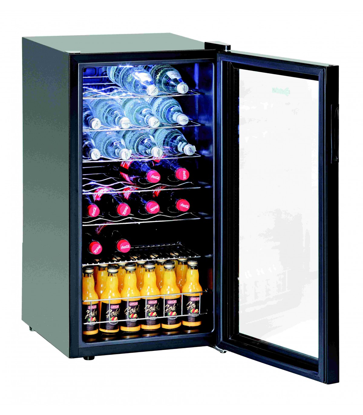 Frigo Boisson Mini Frigo Mini Bar Mini Réfrigérateur Bouteilles Porte  Vitrée 54l