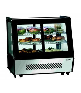 Mini vitrine réfrigérée professionnelle 58 L noire 700358G - BARTSCHER