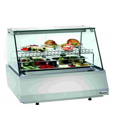 Vitrine réfrigérée 2/1 GN, verre plat BARTSCHER