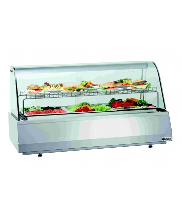 Vitrine réfrigérée 3/1GN, verre bombé BARTSCHER