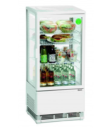 Mini-vitrine réfrigérée 78 L, blanche BARTSCHER