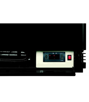 Mini-vitrine réfrigérée 78 L, noire BARTSCHER