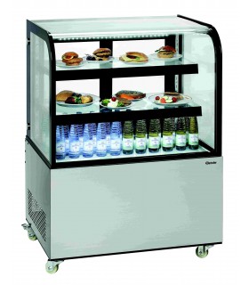 Mini vitrine réfrigérée professionnelle 58 L noire 700358G - BARTSCHER