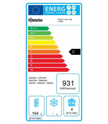 Table réfrigérée S4T1-150 avec ou sans dosseret  Réf. 110856-MA BARTSCHER