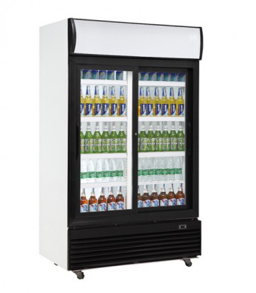 Armoire d'exposition positive 2 portes LG-800BFS CODIGEL