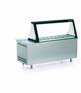 Meuble salade-bar 800 - 3 portes pleines  PC80-200-L CORECO