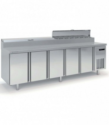 Meuble de préparation 700 positif - 5 portes MFEI70-270-1/6 CORECO Meuble de préparation 700 positif - 5 portes MFEI70-270-1/6 CORECO