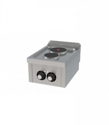 Fourneau électrique 2 plaques 600 à poser  CE2P600S HR