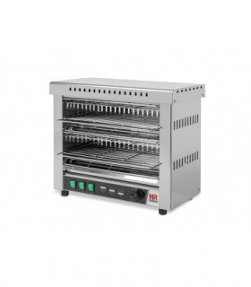 Grille pain doubleavec minuterie res. acier inox. T06CONB HR