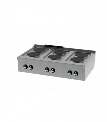 Fourneau électrique 6 plaques série 750 à poser  CE6P750S HR Fourneau électrique 6 plaques série 750 à poser  CE6P750S HR