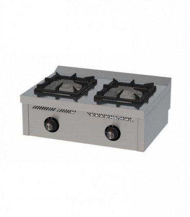 Fourneau 2 feux vifs série 600 à poser  C2F600S HR Fourneau 2 feux vifs série 600 à poser  C2F600S HR