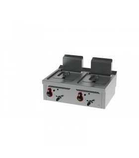 Friteuse à gaz 8 L+8 L série 600 à poser  FDG8L8L600S HR