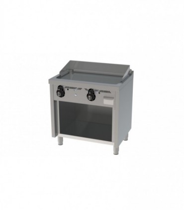 Fry-top série 600 chromée 800 sur placard  FT6008ECR HR