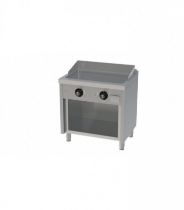 Fry top électrique 800 sur placard 600 chromée  FTE6008ECR HR Fry top électrique 800 sur placard 600 chromée  FTE6008ECR HR