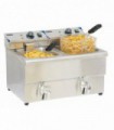 Friteuse électrique avec vanne de vidange 2 x 8 litres CFEV82 CASSELIN