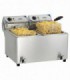 Friteuse électrique avec vanne de vidange 2 x 10 litres CFEV102 CASSELIN