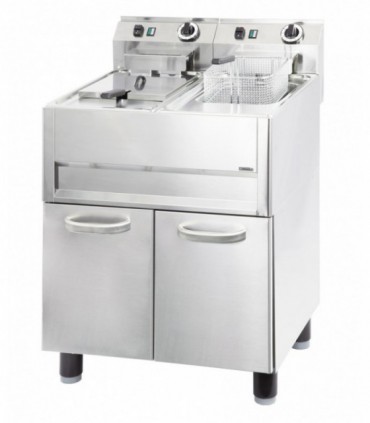 Friteuse électrique sur pieds 2 x 13 litres CFP132 CASSELIN Friteuse électrique sur pieds 2 x 13 litres CFP132 CASSELIN