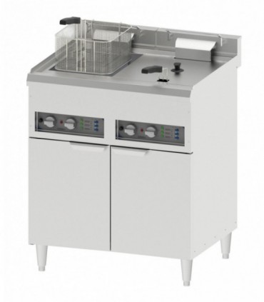 Friteuse électrique sur pieds 2 X 16 Litres CFP162 CASSELIN