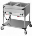 Chariot Bain-marie à eau 2 x GN 1/1  CCBM2H CASSELIN