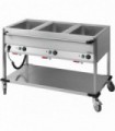 Chariot Bain-marie à eau 3 x GN 1/1  CCBM3H CASSELIN