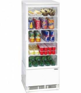 Vitrine réfrigérée positive 98L blanc CVR98LB CASSELIN