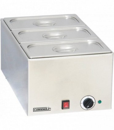 Bain-marie avec 3 x GN 1/3 CBM3 CASSELIN Bain-marie avec 3 x GN 1/3 CBM3 CASSELIN
