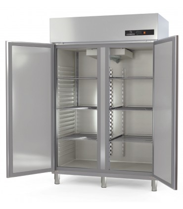 Armoire GN2/1 côtés emboutis positive 2 p. vitrées. Réf : CGRE-1002-SPF Armoire GN2/1 côtés emboutis positive 2 p. vitrées. Réf : CGRE-1002-SPF