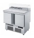 Meuble saladette 700 positif - 2 portes MFP70-100 CORECO
