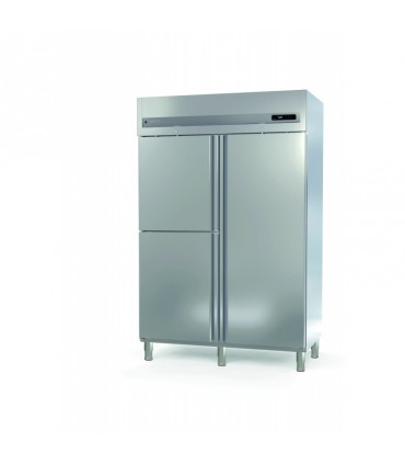 Armoire GN2/1 côtés emboutis négative 2 portillons 1 porte ACG-1003-PF CORECO Armoire GN2/1 côtés emboutis négative 2 portillons 1 porte ACG-1003-PF CORECO