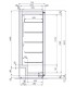 Armoire de stockage A+ 660 N Blanc ou Inox IARP